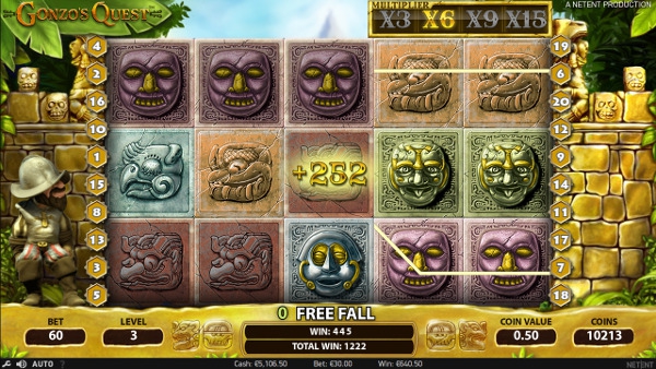 Игровой автомат Gonzo's Quest - найди золото Инков в онлайн казино Азино 777