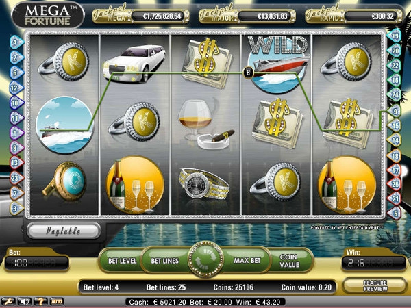 Игровой автомат Mega Fortune - рекомендованный самим Казино Эльдорадо