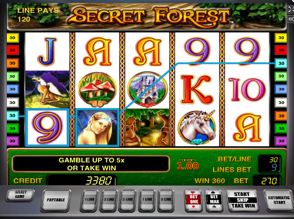 Игровой автомат Secret Forest - завоюй лесные сокровища в казино Вулкан