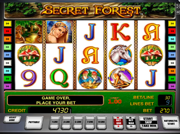 Игровой автомат Secret Forest - завоюй лесные сокровища в казино Вулкан